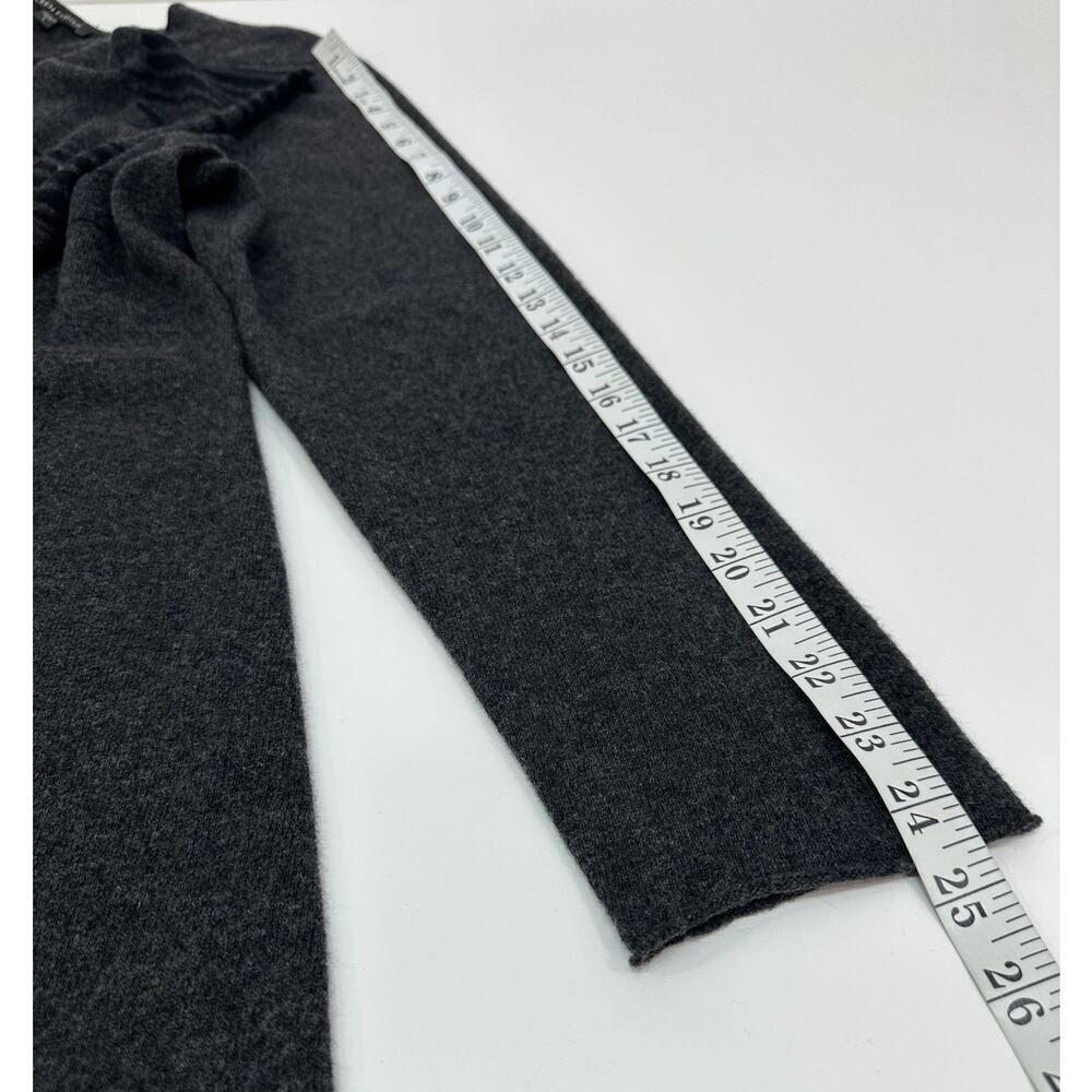 Eileen Fisher Merino Wool Cashmere Layered Open Front Long Cardigan Size Large - Picture 10 of 10